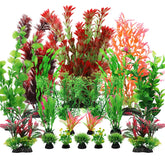 PietyPet Plantes artificielles-aquarium hauteurs variées pour un décor vivant