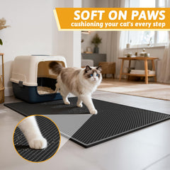 Pieviev Tapis litière confort pattes, douceur pour les pattes sensibles.