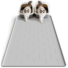 Tapis Pieviev pour litière, anti-projections et débris capturés sous la boîte