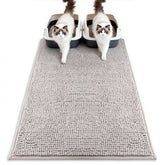 Tapis Litière Chenille Pieviev 36x30—capte litière et réduit les éclaboussures autour du bac.