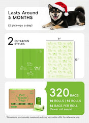 Pikoto sacs-poubelle-chien-roll-sans-parfum – ramassage sans odeur lors des balades.