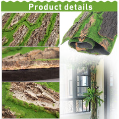 PINVNBY texture liège détail terrarium pour un aspect naturel
