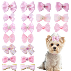 Pistha broches-poil-chien-rose-01 maintiennent les mèches loin des yeux, style mignon.