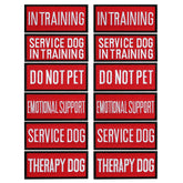 Écusson-service-chien Pistha, durable pour harnais et usage quotidien.
