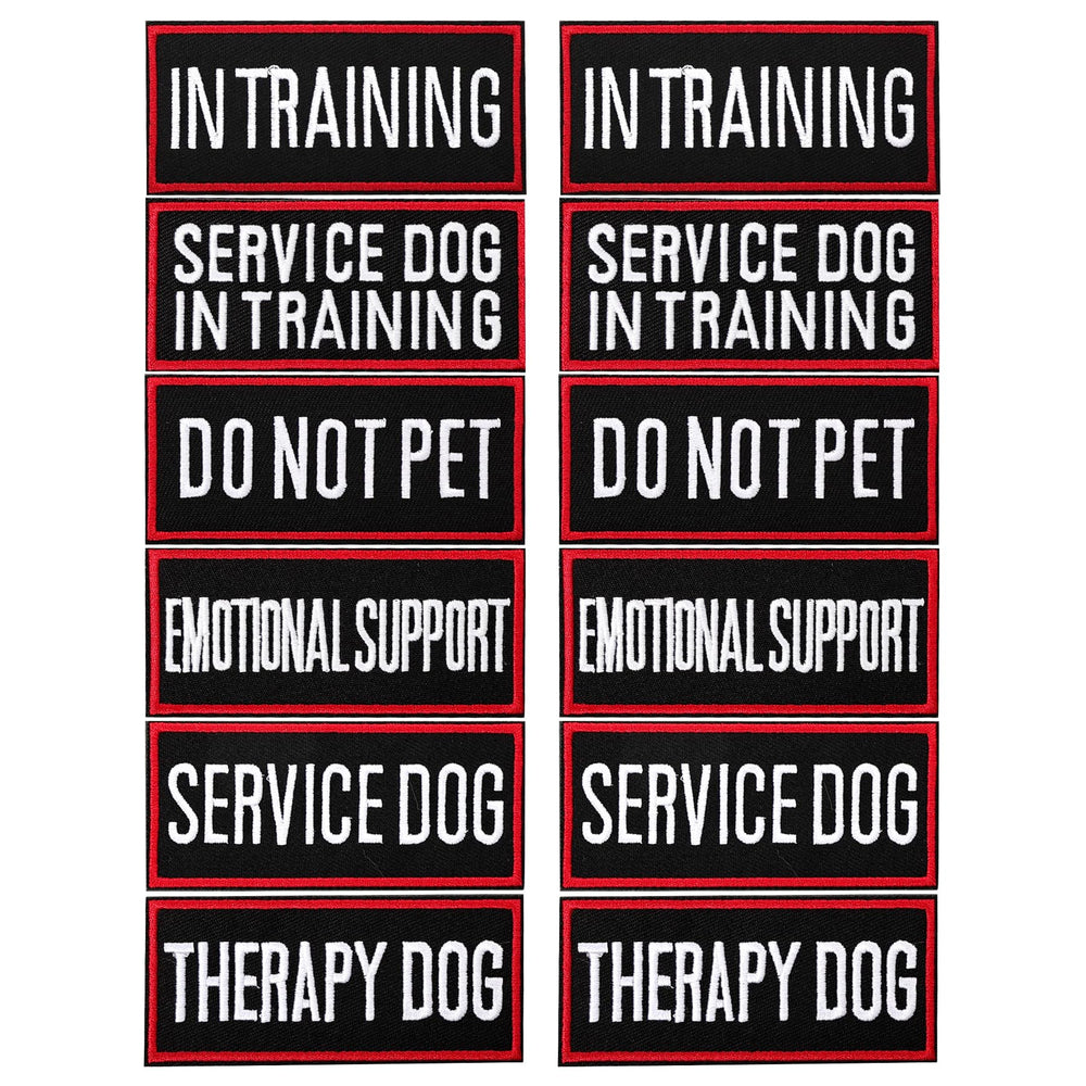Patch service-chien Pistha pour harnais: signal clair et durable.