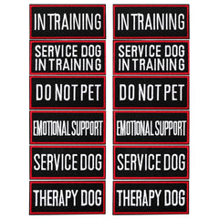 Patch service-chien Pistha pour harnais: signal clair et durable.