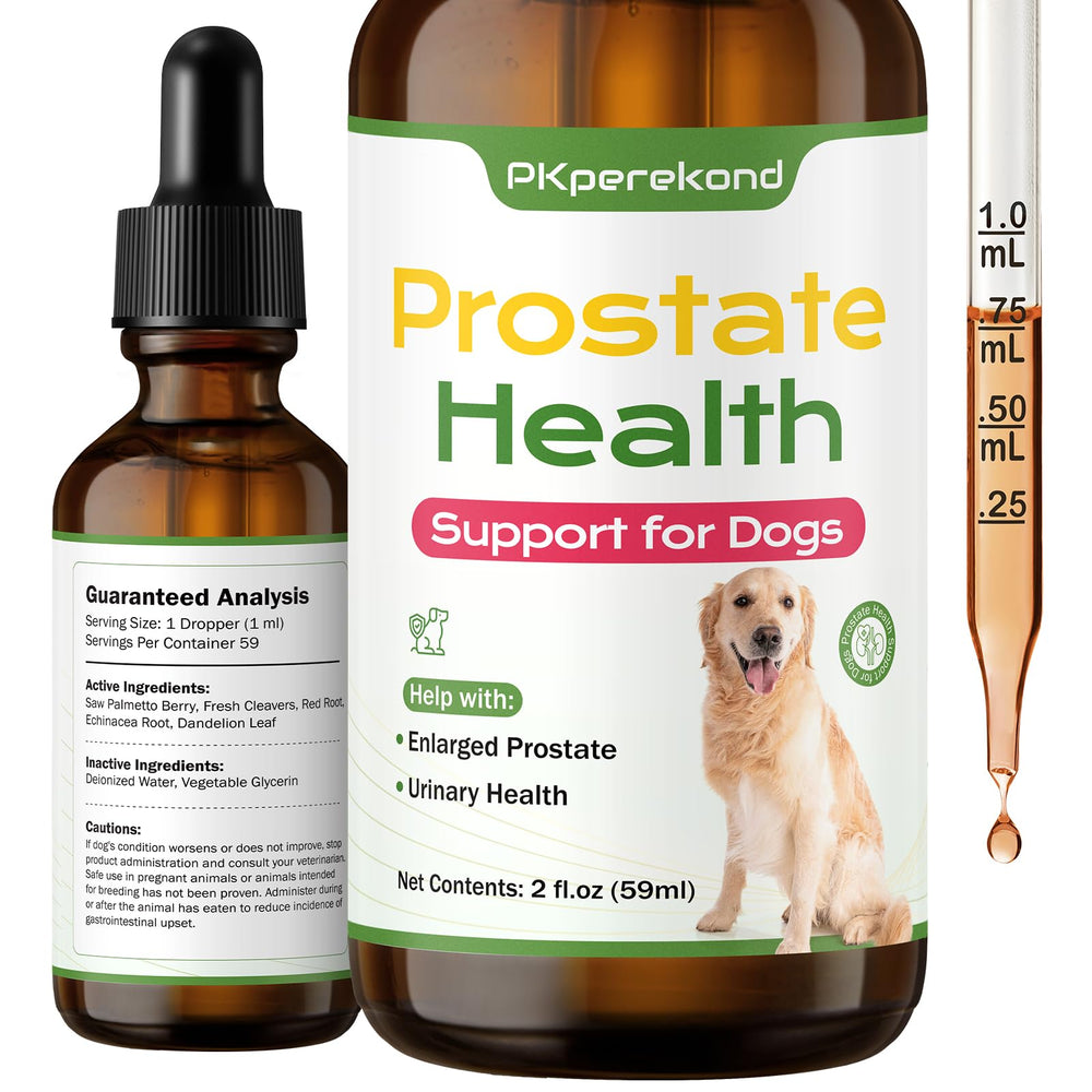 PKperekond Prostate Health pour chien — bouteille prête à mélanger pour soutenir le confort urinaire.