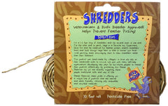 Planet Pleasures Shredders Straight jouet tissé en palme naturelle pour perchoirs.