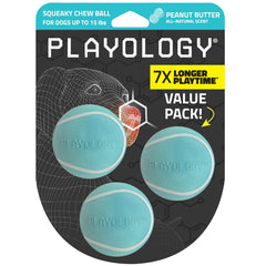 Playology balle qui siffle adaptée aux petits chiens avec parfum.