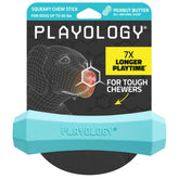 Playology Baton-siffleur moyen pour chien, capte l'attention et prolonge le jeu.