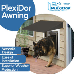 Plexidor Finition blanche: esthétiquement discret et s'accorde avec votre façade.