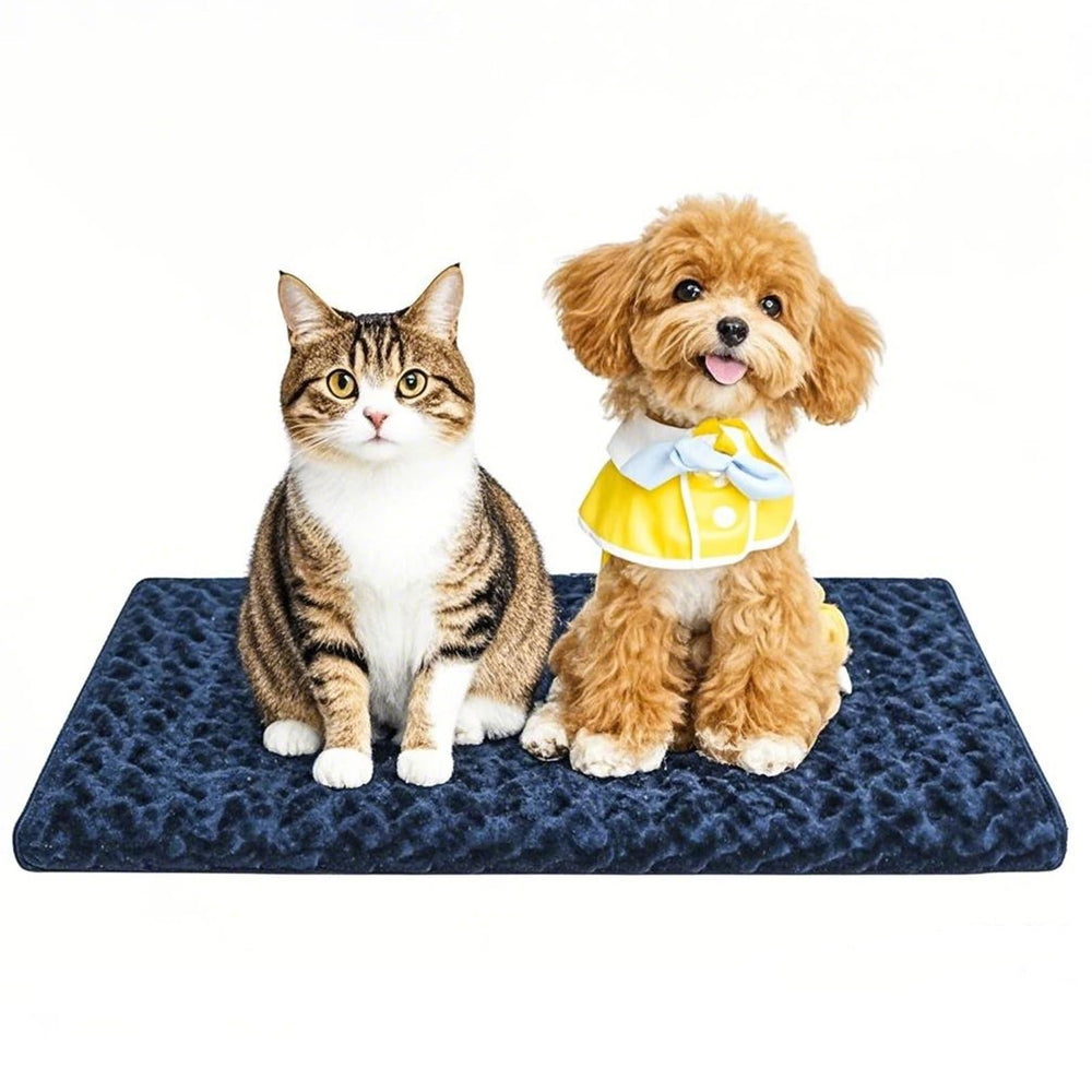 pobopobo tapis réversible pour chien 24x18 po, confort durable pour les siestes