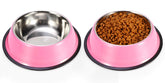 Bol Podinor en inox anti-glissement, parfait pour des repas calmes.