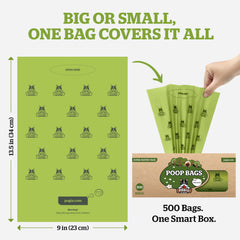 Pogi's Poop Bags, très épais, retiennent les déchets sans fuite.