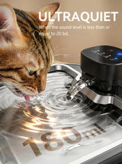 Pokpet fontaine sans fil et batterie 4000mAh, liberté d’emplacement et autonomie
