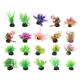 POPETPOP ensemble de 40 plantes artificielles pour decor vivant et entretien facile