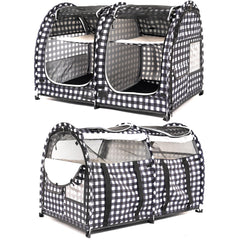Mispace porayhut cage-chat porte zippée arrière avec ventilation.