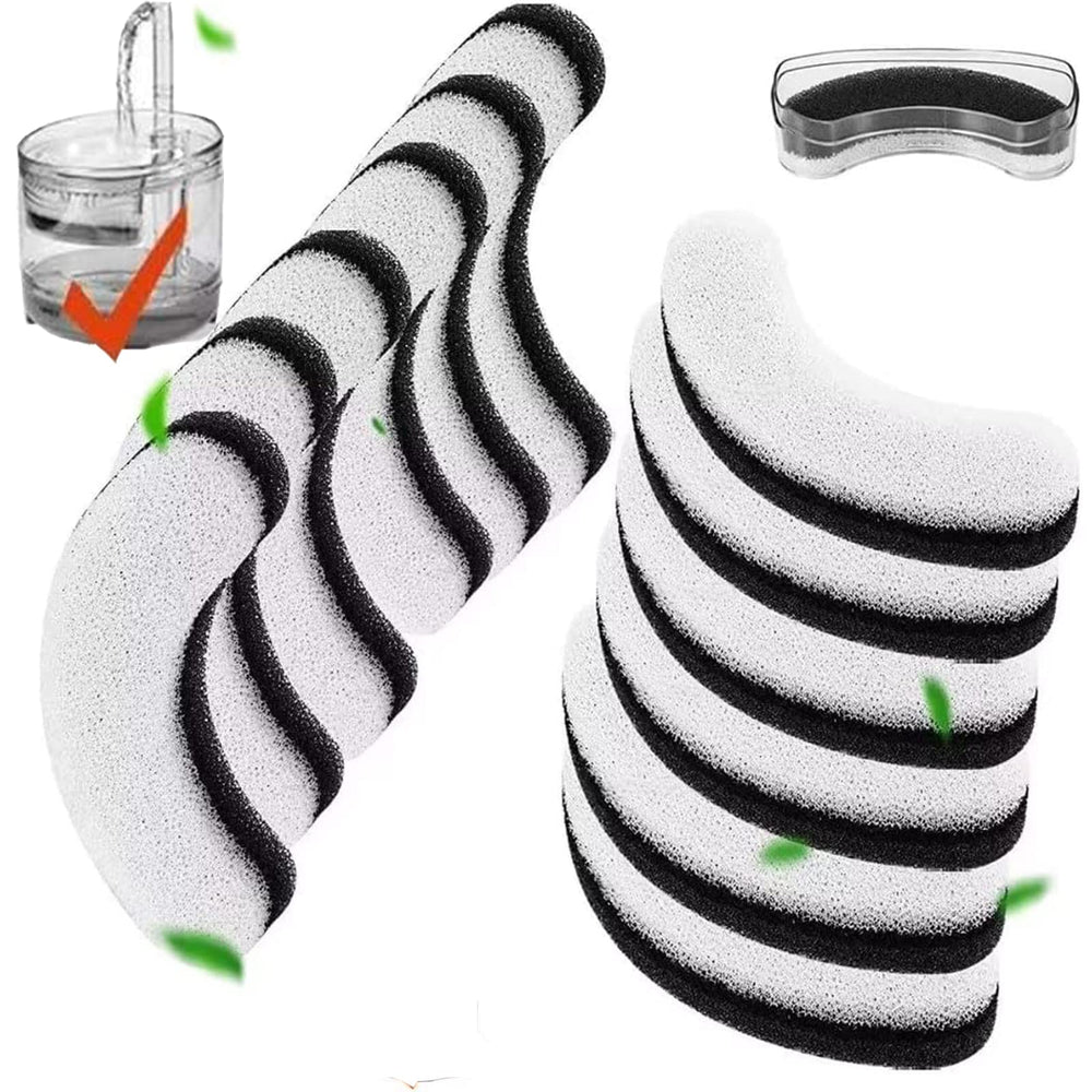 Porens filtre éponge pré-filtre pour chat, améliore l'hygiène de l'eau.