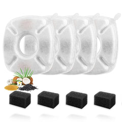 Filtre Porens pour fontaine chat — ensemble de 8 pièces pour eau plus propre