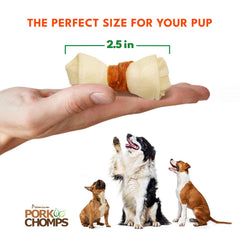 Pork Chomps emballage réutilisable, pratique et frais.