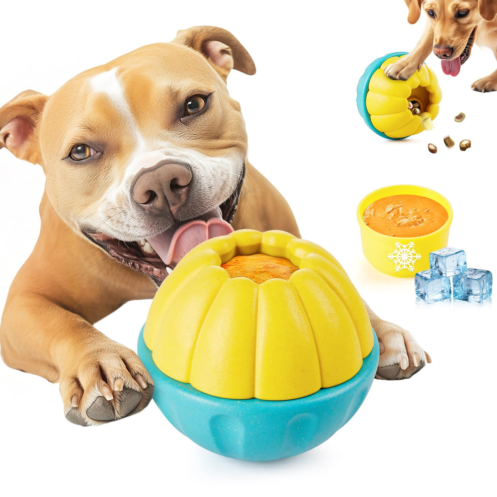 Balle d'enrichissement Potaroma 4-pouces stimule l'exercice et l'esprit du chien
