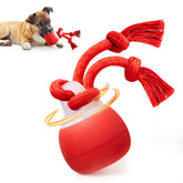 Potaroma balle interactive chien roulante avec corde pour jeux actifs