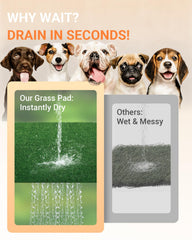 Premjin-tapis-herbe-chien-plateau-utilisation-interieur-exterieur: solution polyvalente pour appartement et extérieur.