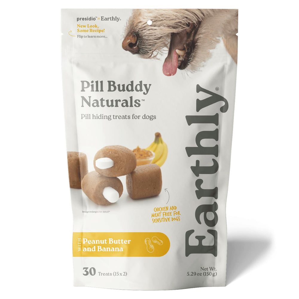 Presidio Pill Buddy Naturals banane : texture douce pour masquer les pilules.