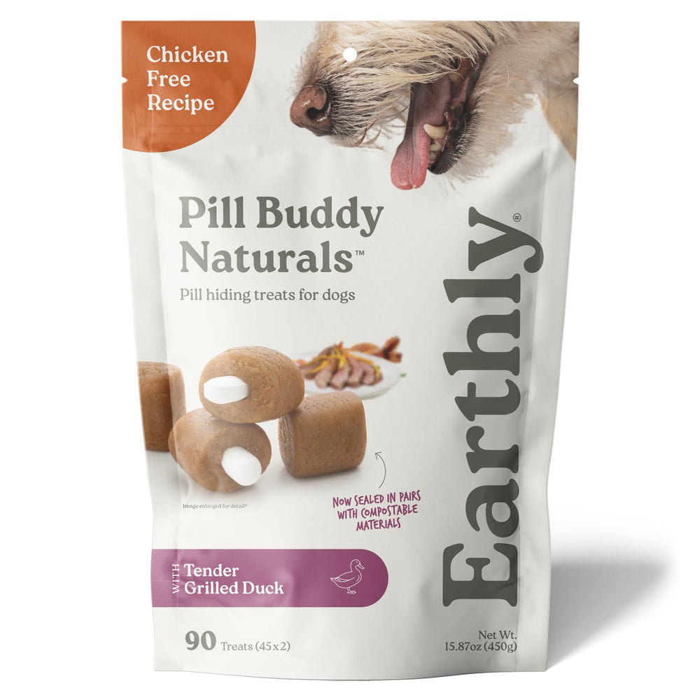 Presidio Pill Buddy Naturels au canard – emballage pratique pour dissimuler les pilules