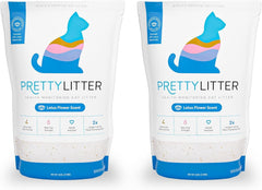 PrettyLitter lotus-fleur-litiere-non-agglomerante, nettoyage facile et peu poussiéreux.