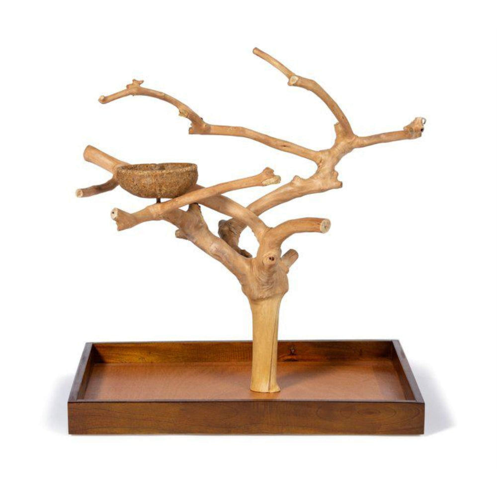 Prevue Hendryx Coffeawood Java Tree Minis — arbre de jeu sur table pour petits oiseaux.