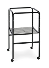 PH Prevue Hendryx: support cage oiseaux noir, base robuste pour petites cages et accessoires.