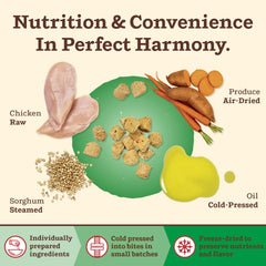 Primal Kibble en cru lyophilisé, poulet pour petites races.