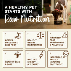 Primal Pet Foods Lait de chèvre en poudre, mélange eau chaude facile à préparer.