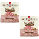 Primal Pet Foods Nuggets porc emballage: repas pratique et nutritif.