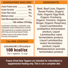 Primal Pet Foods patates douces kale cranberries, antioxydants