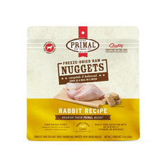 Primal Pet Foods Nuggets lapin — repas complet et équilibré pour chien