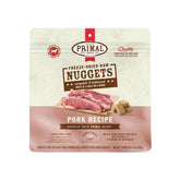 Nuggets Primal pour chien, emballage pratique et facile à servir.