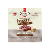 Primal Venaison Nuggets sur assiette, repas complet potentiel et appétence naturelle.