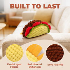 Prime Pets Taco peluche pour détourner le grignotage