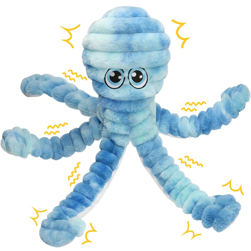 Prime Pets – peluche poulpe géant, idéale pour jeux et câlins.