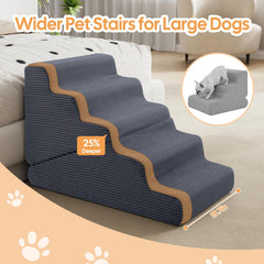 PrimePATIO Rampe chien-hauteur-variable pour literie