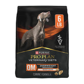 Pro Plan Veterinary Diets OM Select Blend croquettes dans le sac; cuisine axée sur la gestion du poids.