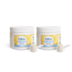 Probiora pour chiens: emballage et pot pour le soin dentaire