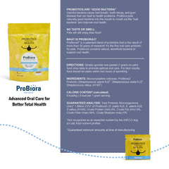 Probiora pour chiens – dose poudre sur nourriture pour utilisation quotidienne.