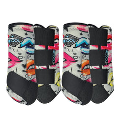 Professional's Choice 2XCool bottes: vue avant, fraîcheur pendant l’entraînement.