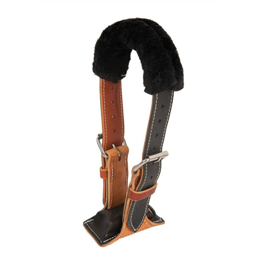 Professional's Choice Dare collier cuir noir, confort quotidien et durabilité pour chevaux.