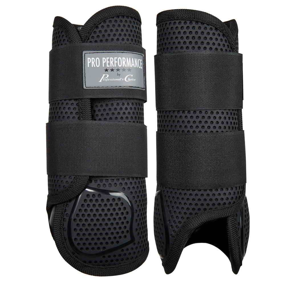 Professional's Choice Pro Performance Elite XC bottes avant noir, ajustement sûr et léger.
