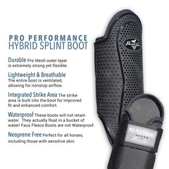 Professional's Choice Pro Performance Hybrid Splint Boot – imperméable et flottant, pratique par temps humide.