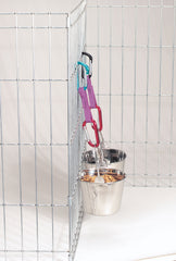 Seau plat ProSelect en acier inoxydable, durable et facile à nettoyer.